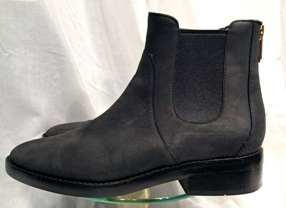 Cole Haan Women's Reid Waterproof Suede Black Ankle Boot 7.5 - Picture 2 of 14